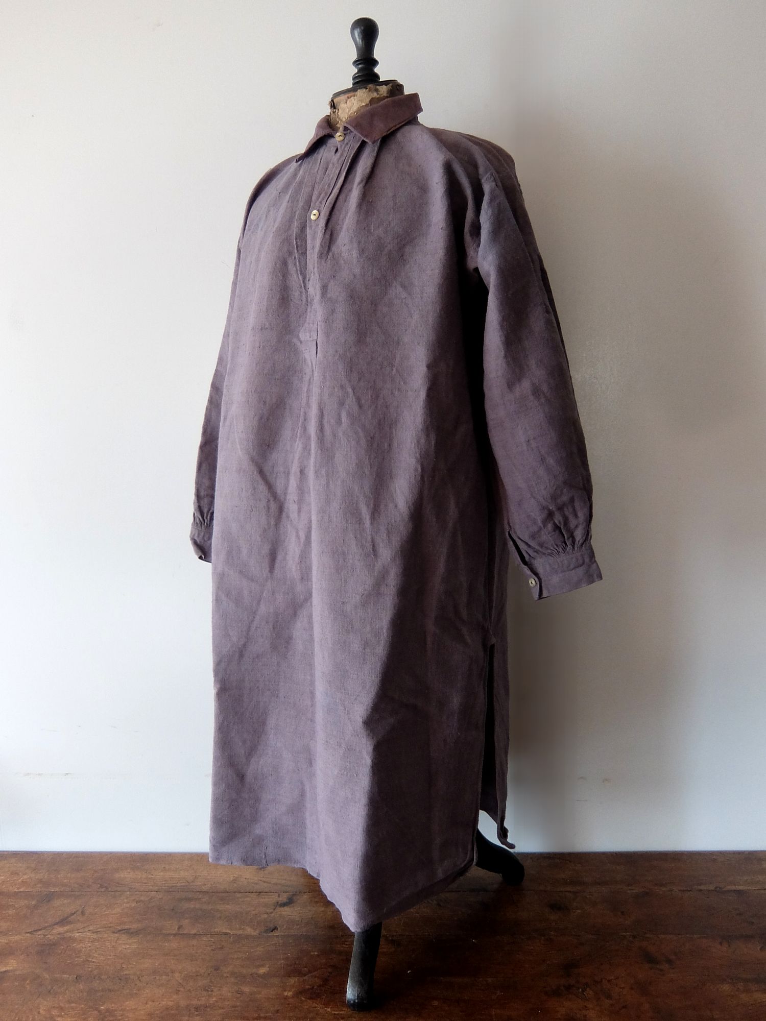 Linen Chemise 【Gray】 (A1022)