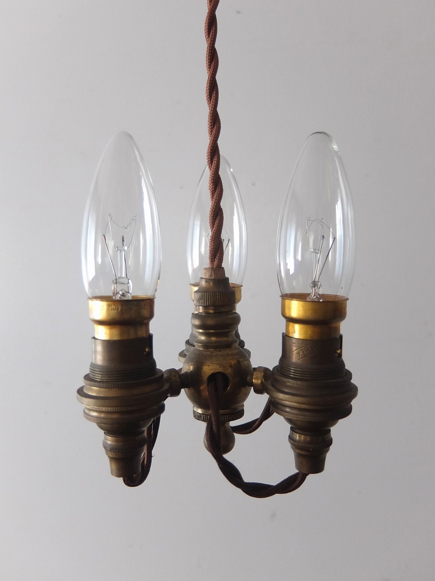 Brass Pendant 3 Lamps (A0226)