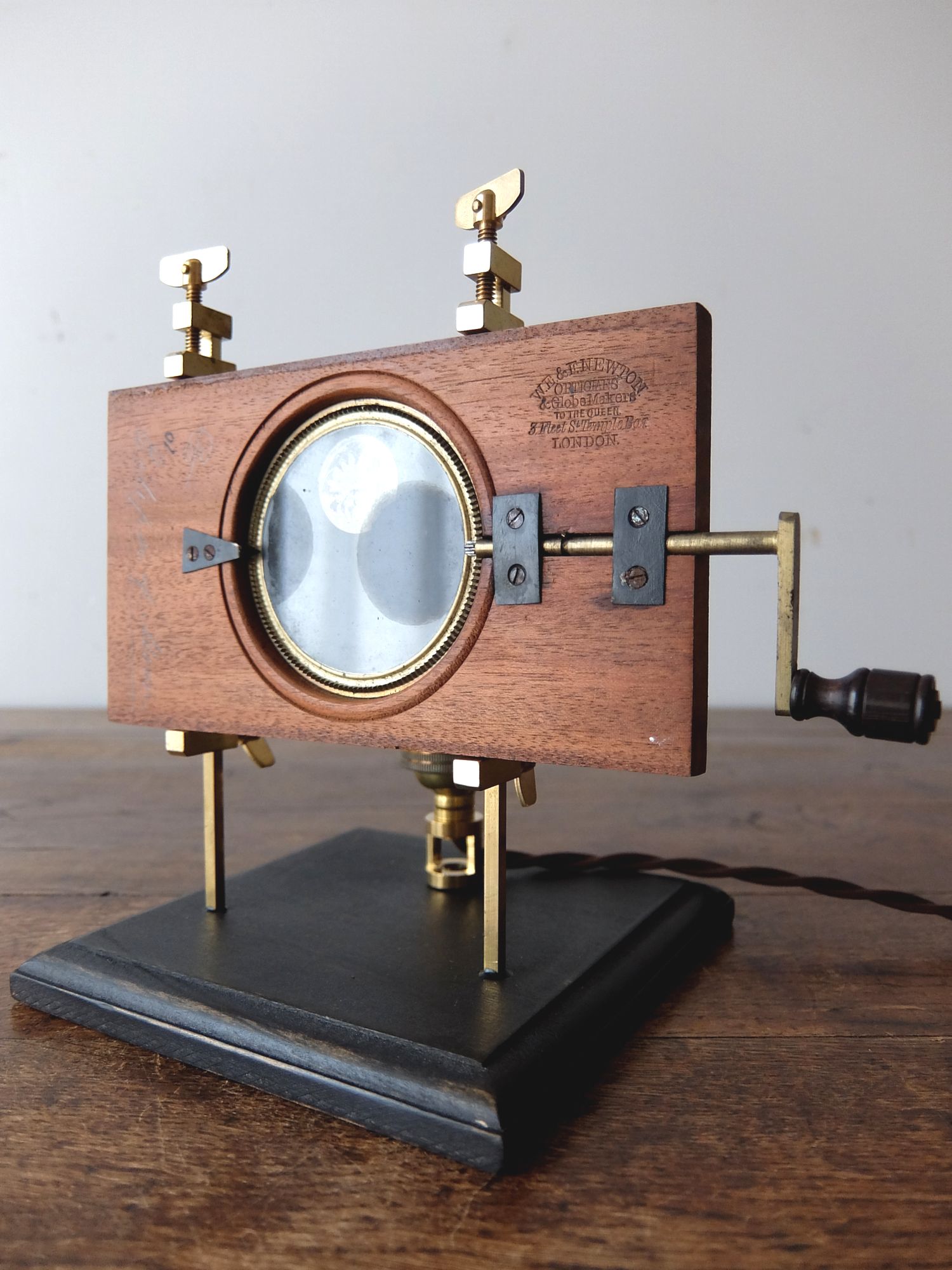 Magic Lantern Slide with Stand Lamp (C0219)