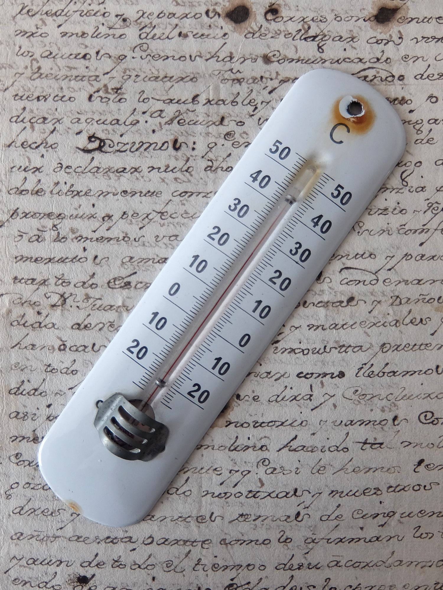 Enamel Thermometer (A0525-01)