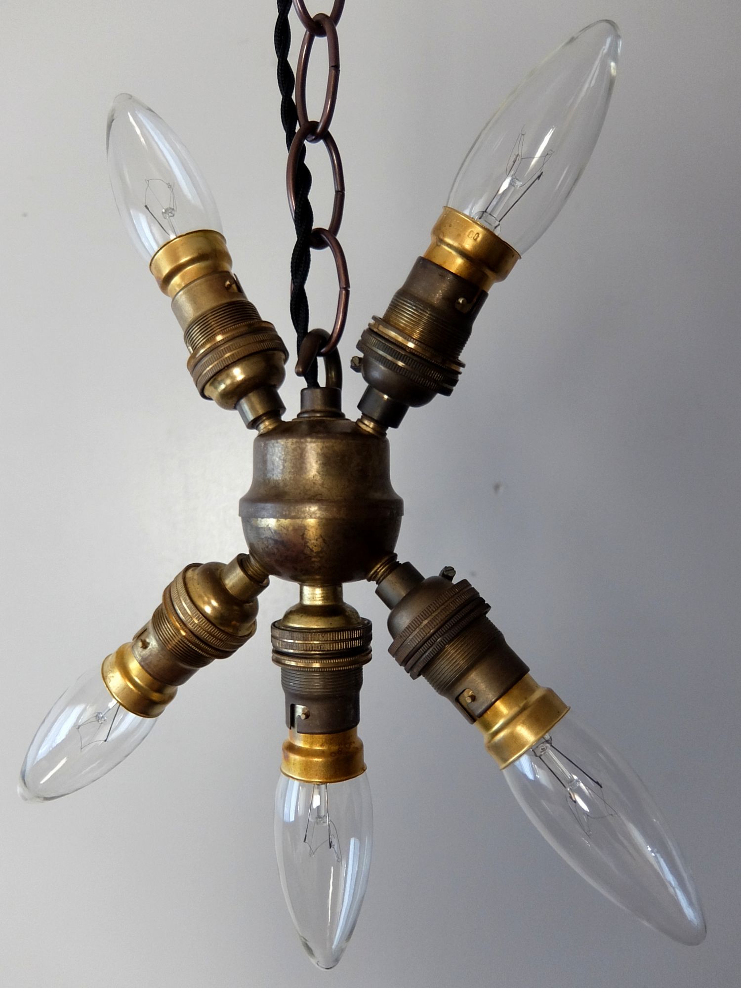 Brass Pendant 5 Lamps (A0821)