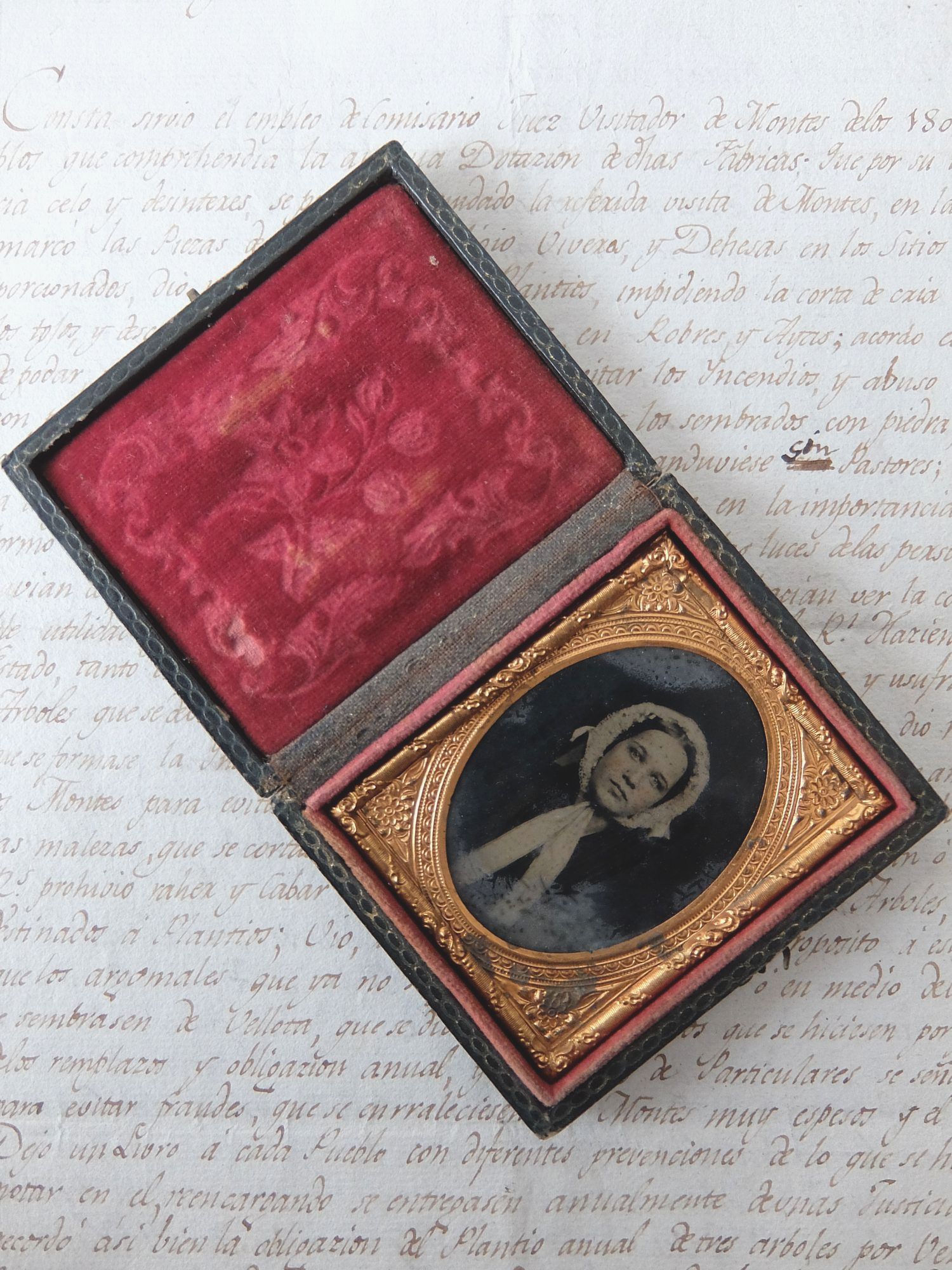 Ambrotype Picture with Case (B0118)