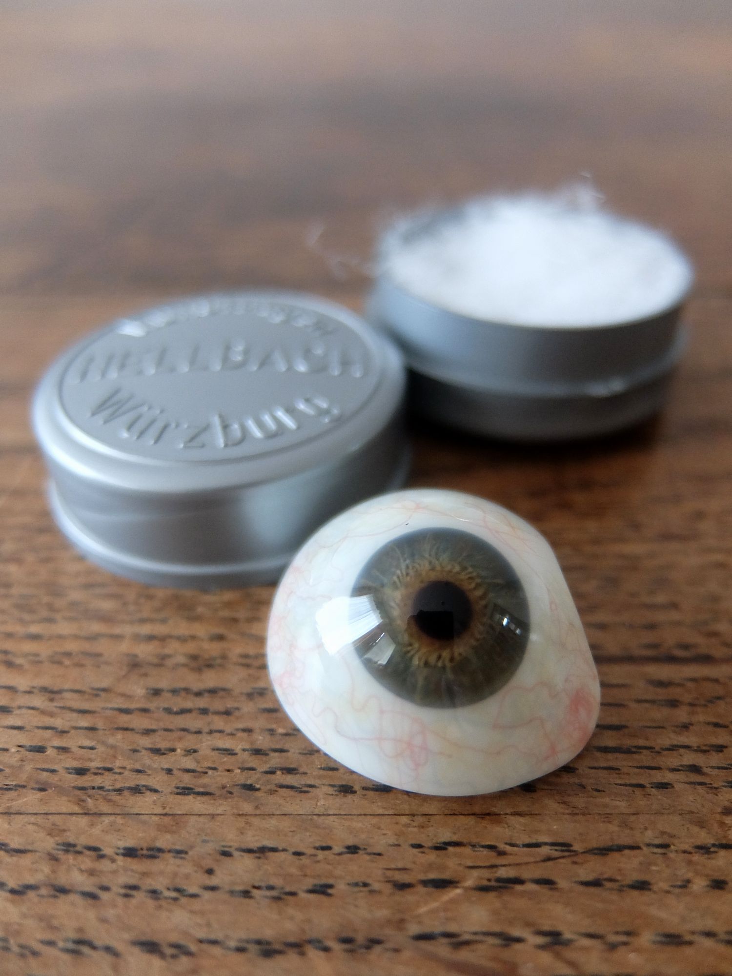 Prosthetic Eye with Case (B0923)