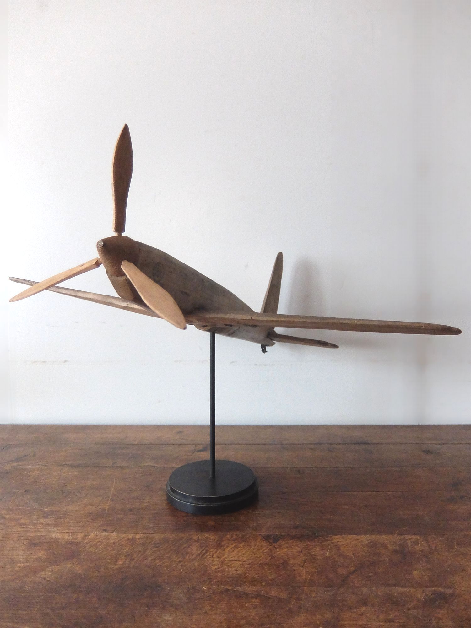 Wooden Aeroplane (A0723-01)