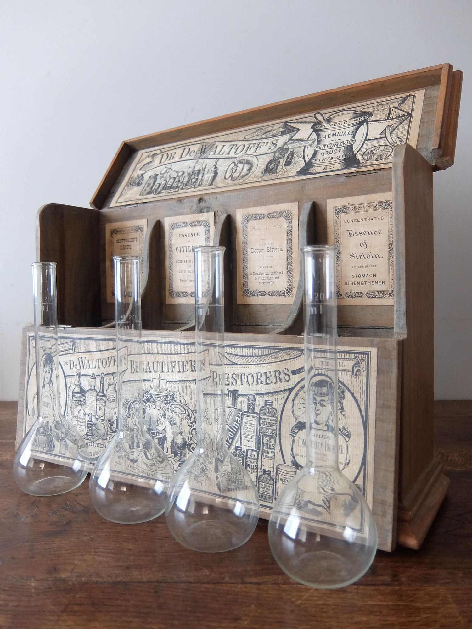 Apothecary Bottle Cabinet (A0726)
