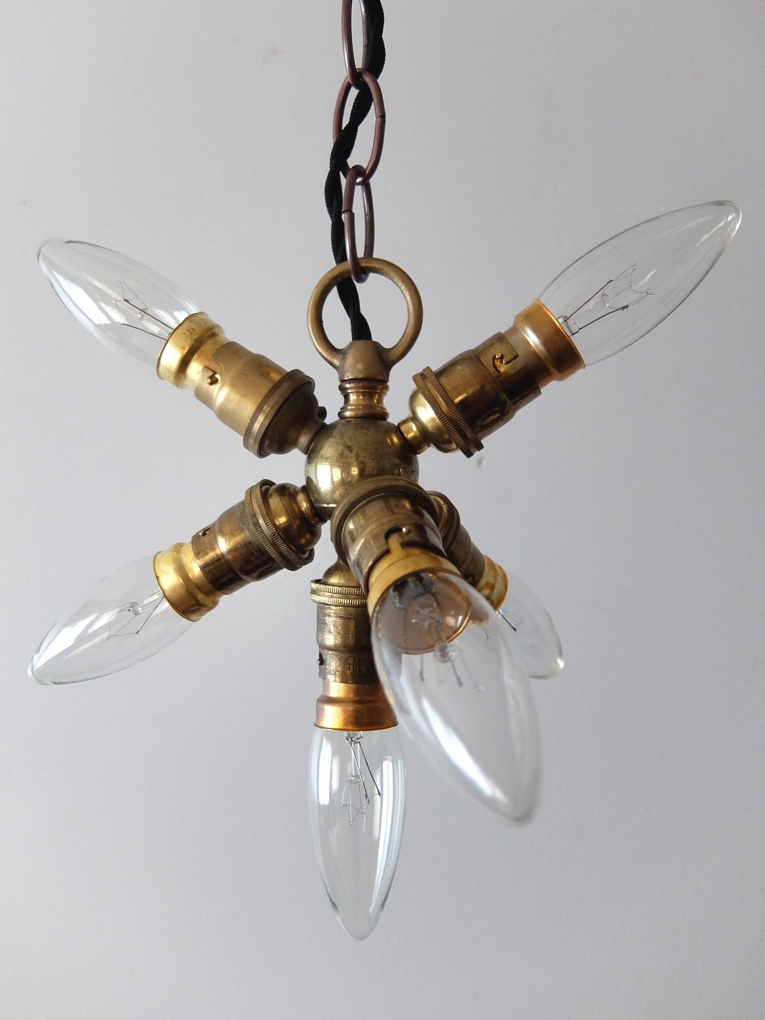 Brass Pendant 6 Lamps (A0721)