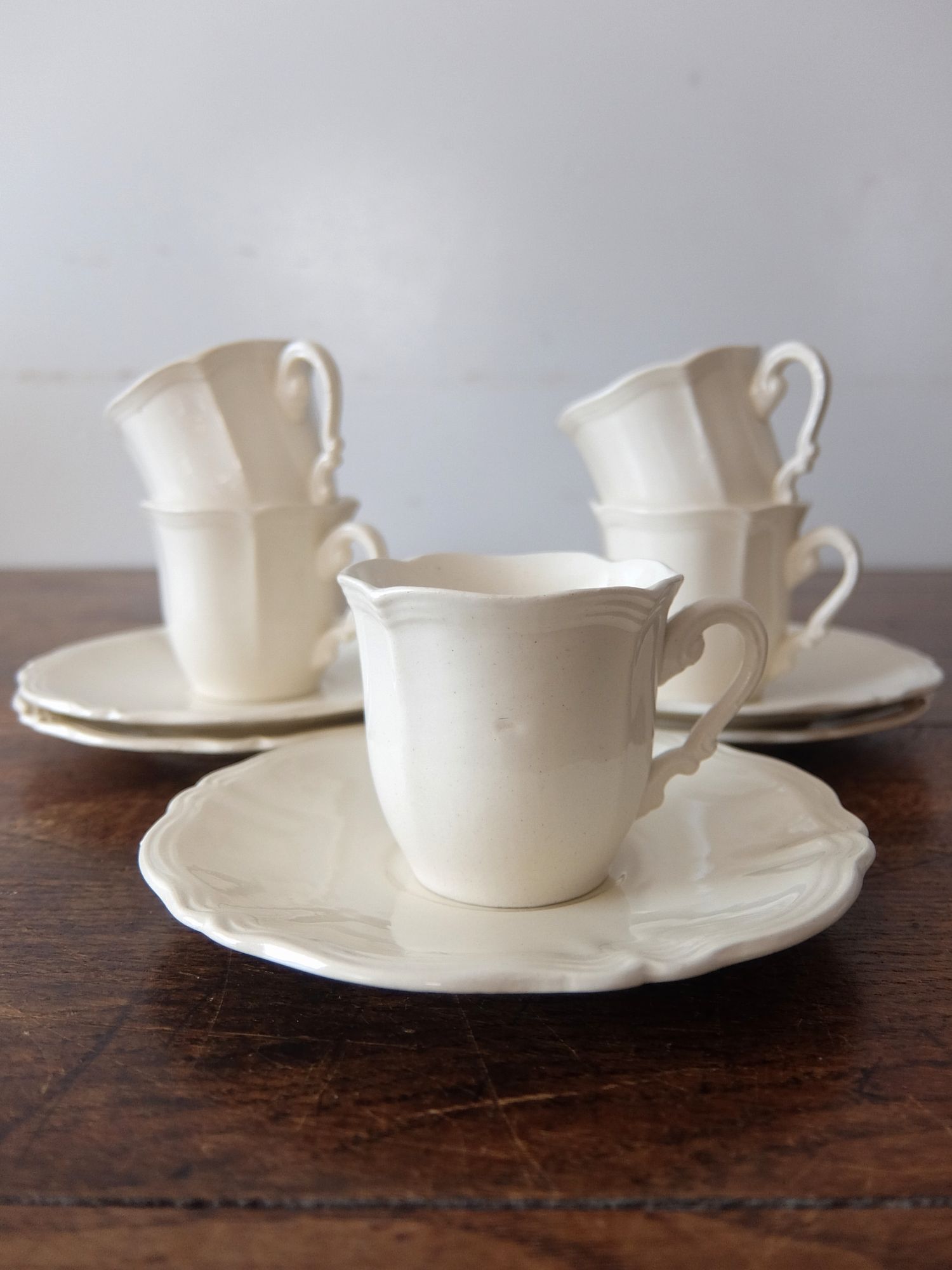 Sarreguemines Demitasse Cup & Saucer (A0925)