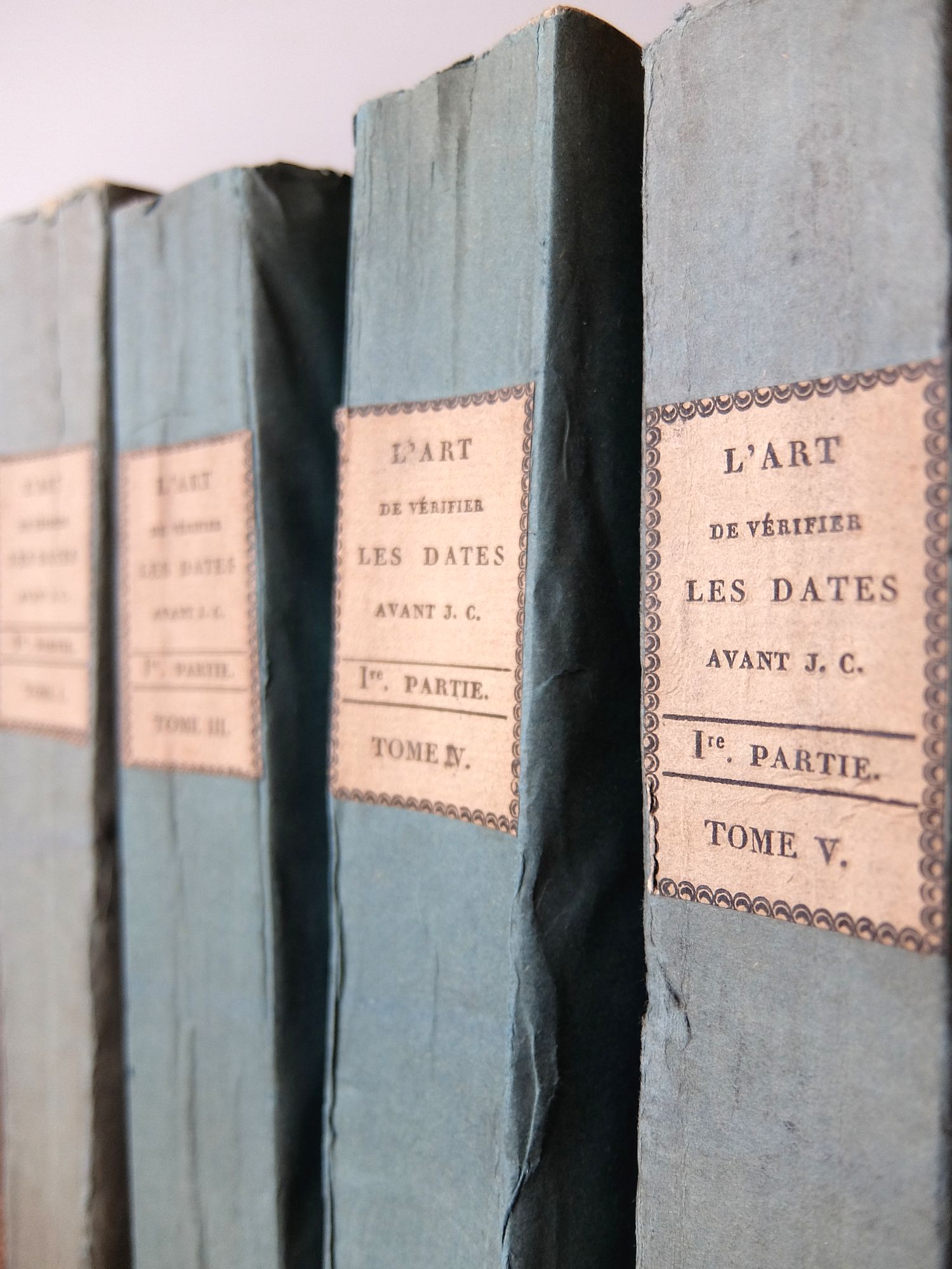 Antique Books 【4 pcs】 (E0318)