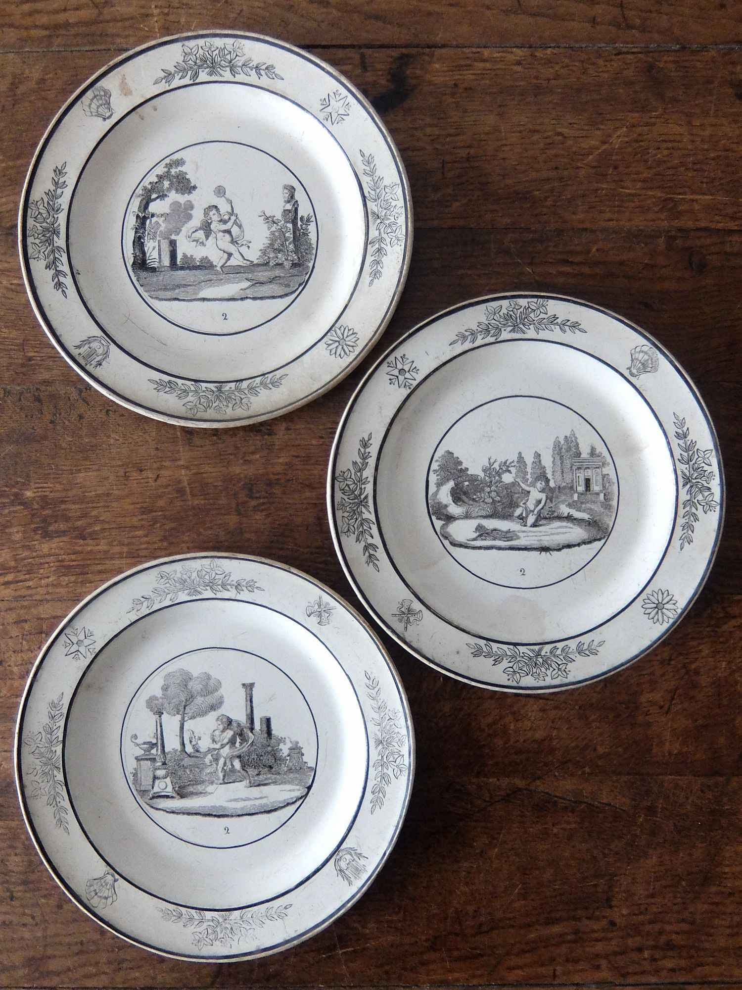 Choisy le Roi Grisaille Plate (B1025-02)