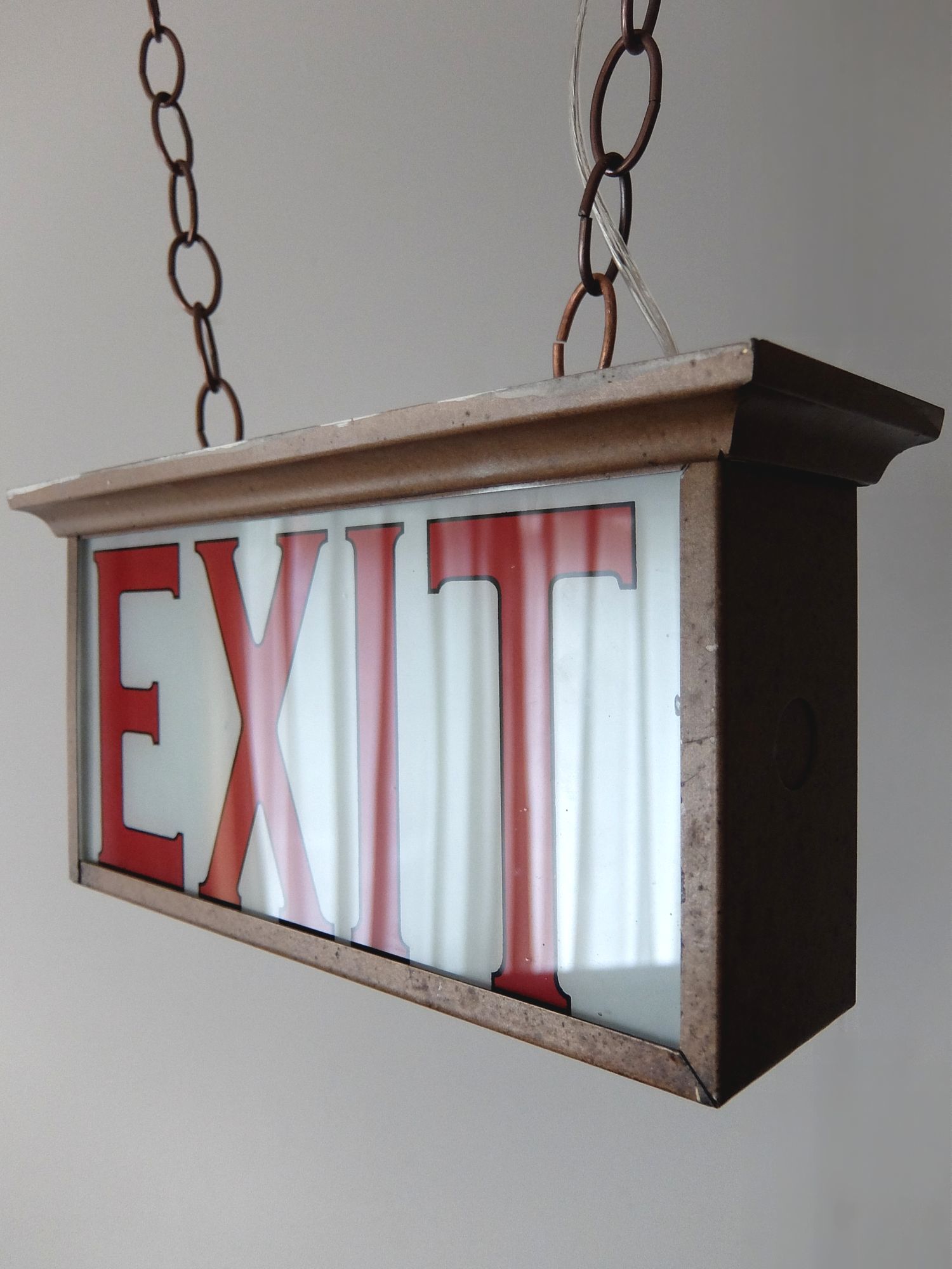 Theater Lamp 【EXIT】 (A0821)